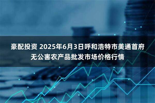 豪配投资 2025年6月3日呼和浩特市美通首府无公害农产品批发市场价格行情