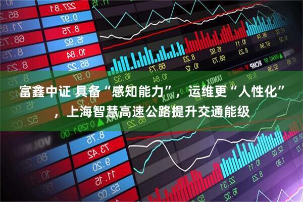 富鑫中证 具备“感知能力”，运维更“人性化”，上海智慧高速公路提升交通能级