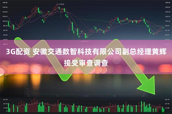 3G配资 安徽交通数智科技有限公司副总经理黄辉接受审查调查