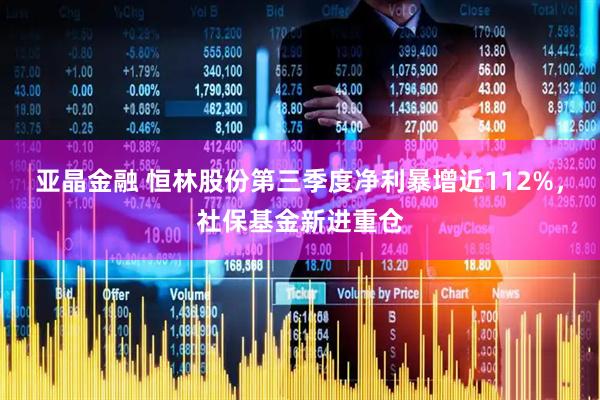 亚晶金融 恒林股份第三季度净利暴增近112%,社保基金新进重仓